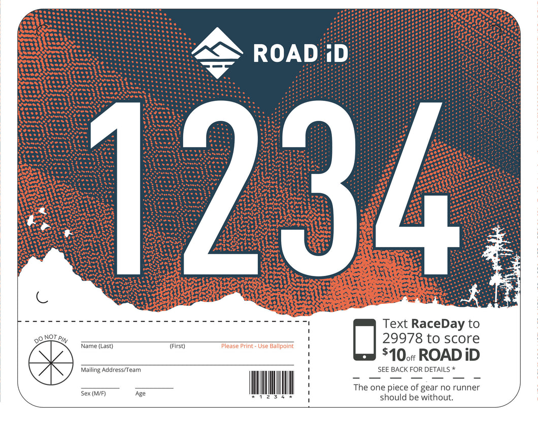 ROAD iD Standard Bib