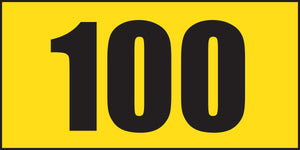 American Diabetes Association 4" x 2" Gold Helmet Sticker