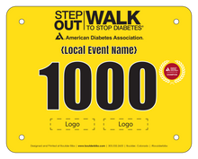 American Diabetes Association Tour de Cure Custom Gold Bib - Redcloud